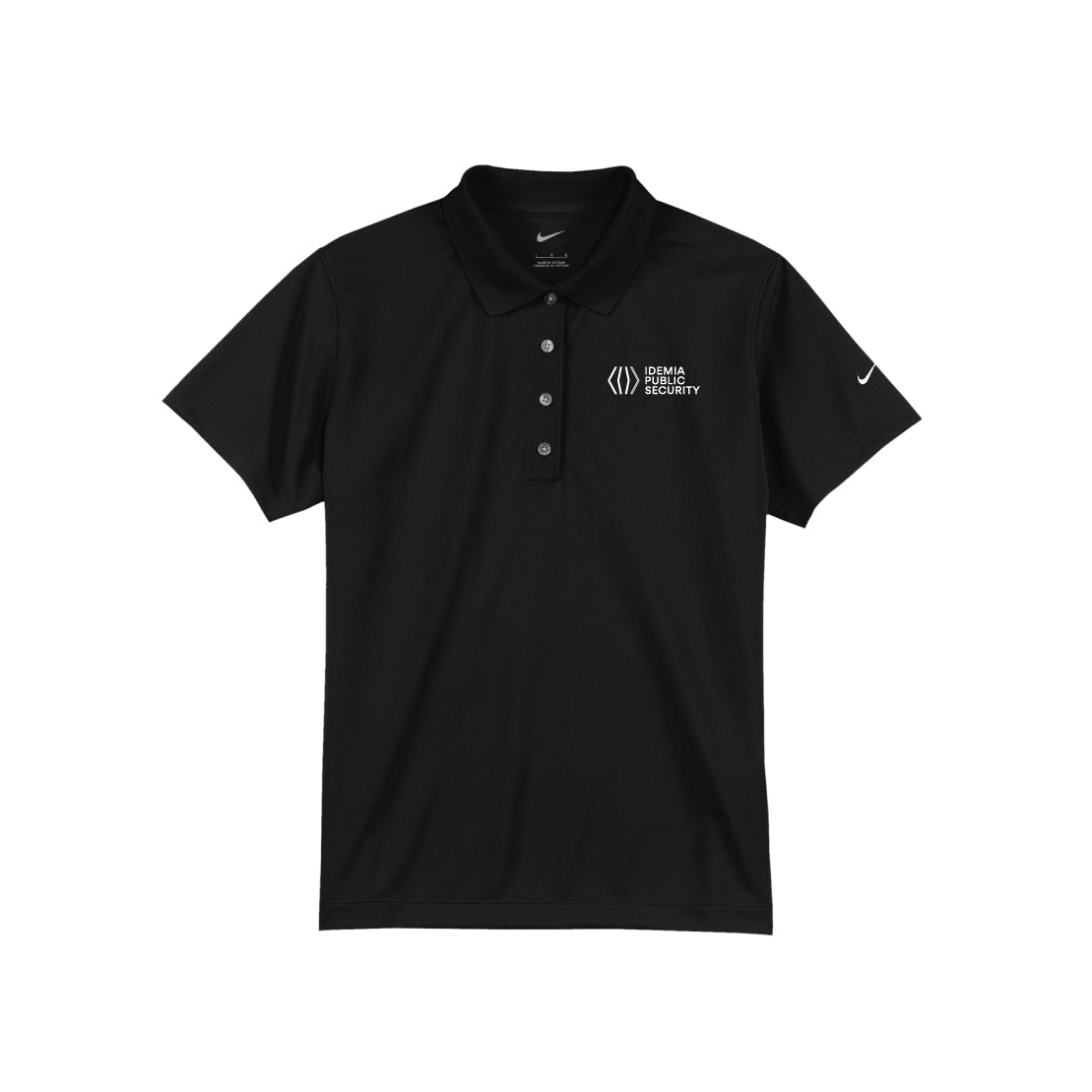Ladies Nike Golf Tech Basic Dri-Fit Polo - Black