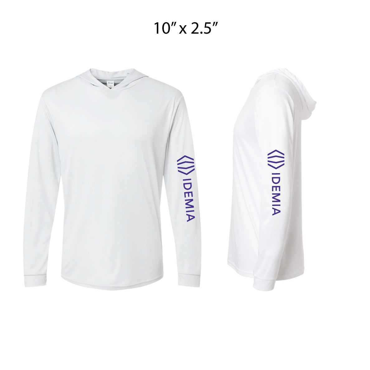 Paragon 220 - Bahama Performance Hooded Long Sleeve T-Shirt - White L