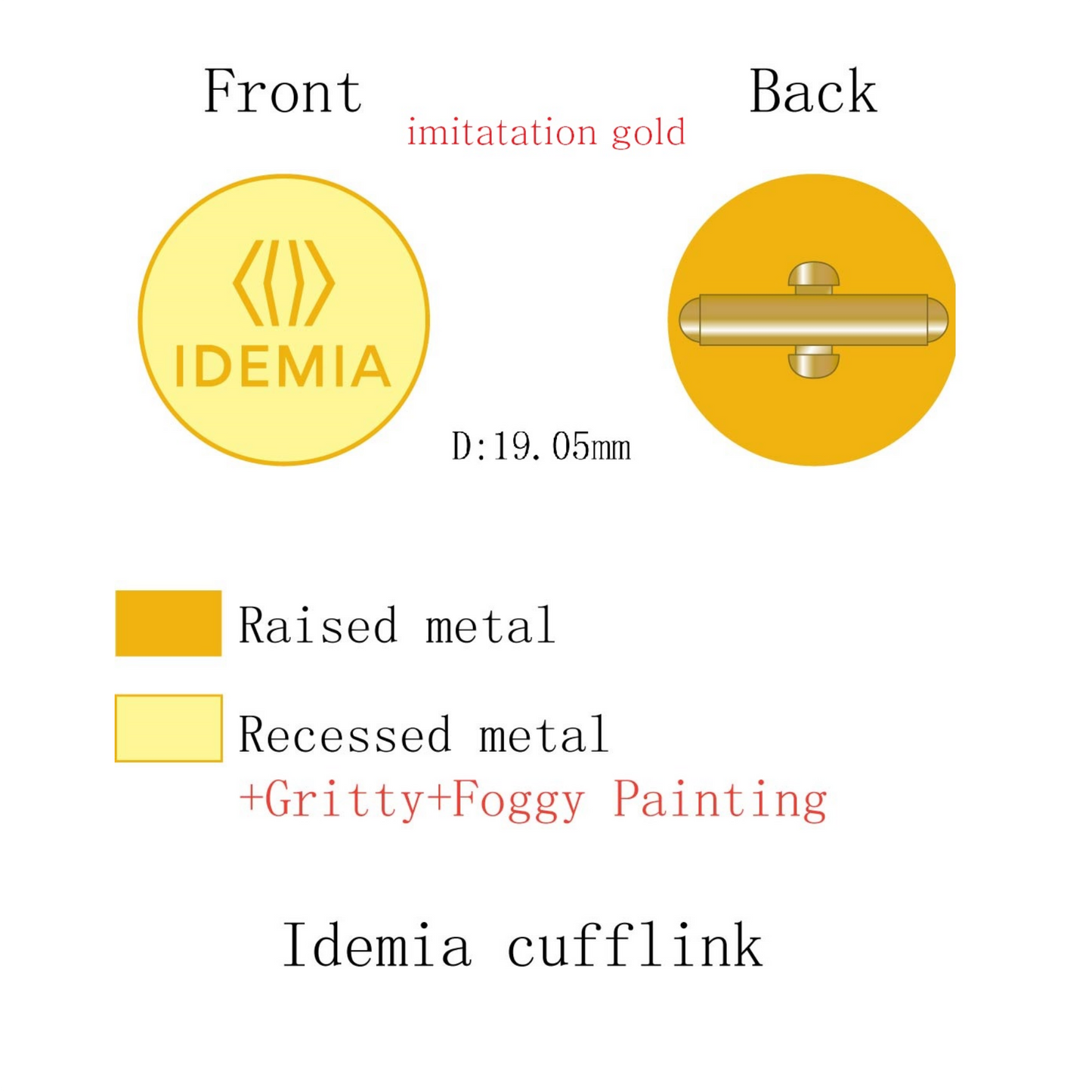 Idemia Cuff Links